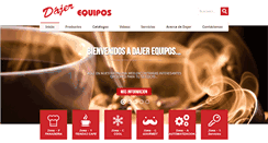 Desktop Screenshot of dajerequipos.com